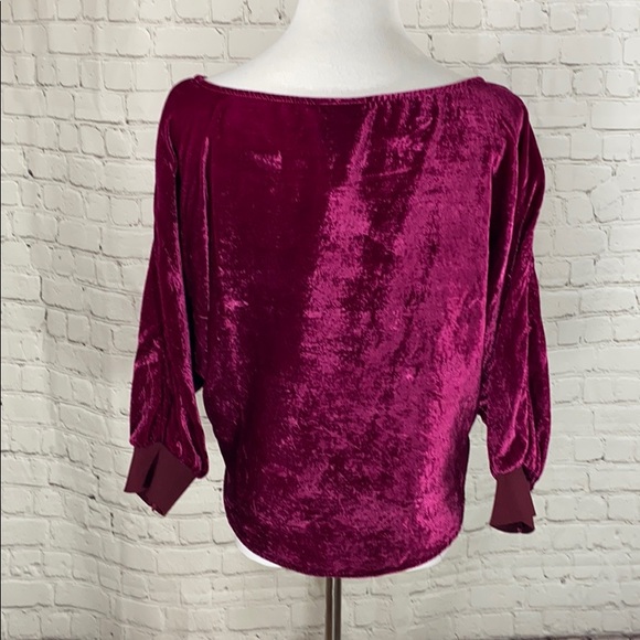 Maeve Carmen crushed velvet blouse - Picture 3 of 8